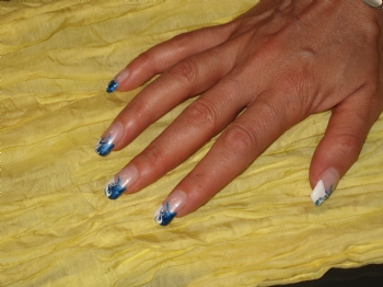 Nagelkosmetik mit Nailart